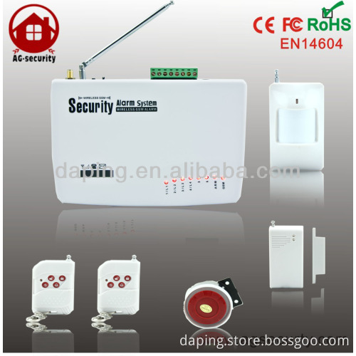 Wireless Home Security GSM Alarm System with auto dial emergency button for elderly